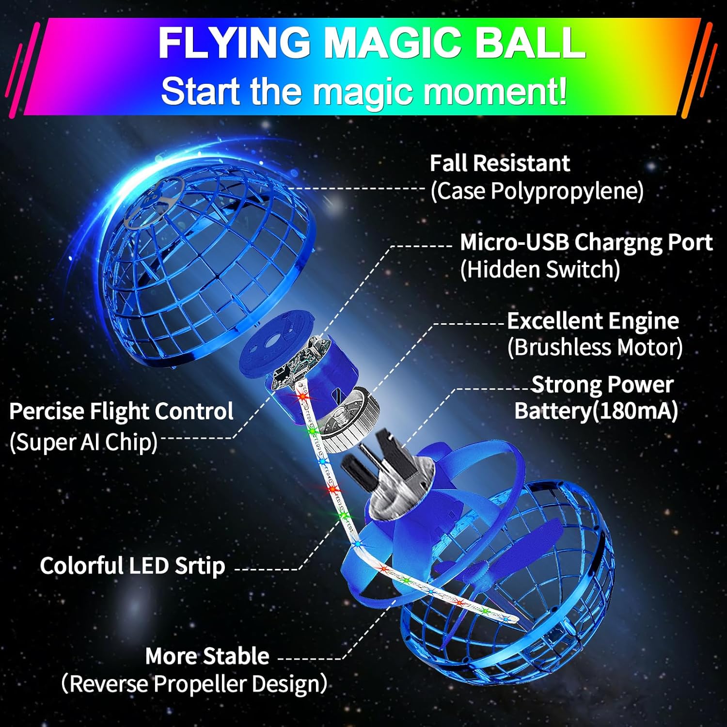 Flying Orb Ball Toy